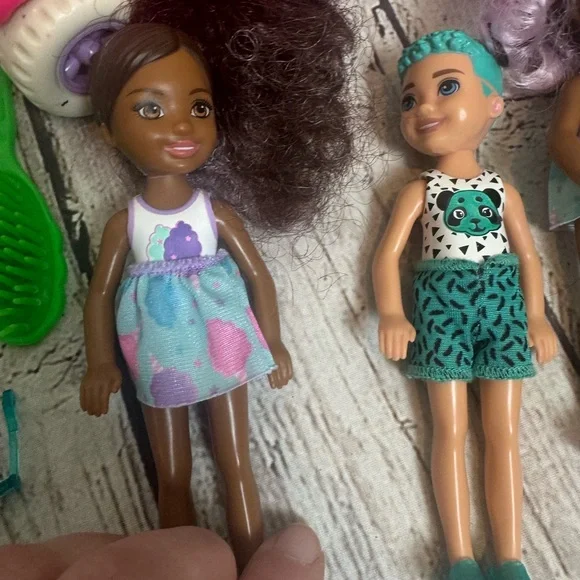 Vintage Pink Kelly Jeep and Trailer with dolls - Picture 3 of 11